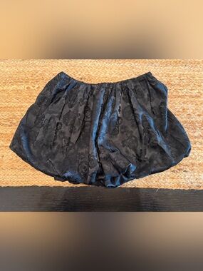 Art Class Girl's Black Floral Bubble
Skirt